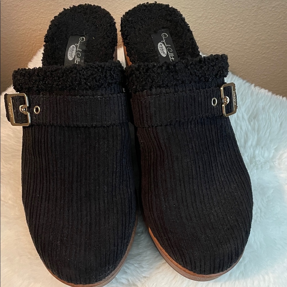 Dr. Scholl's Black and Brown Mules with Buckle size 8.5 - Picture 4 of 9